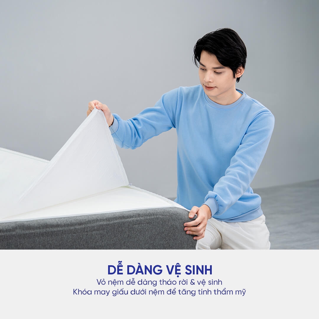 Nệm foam Amando LAmore cao cấp đàn hồi cao