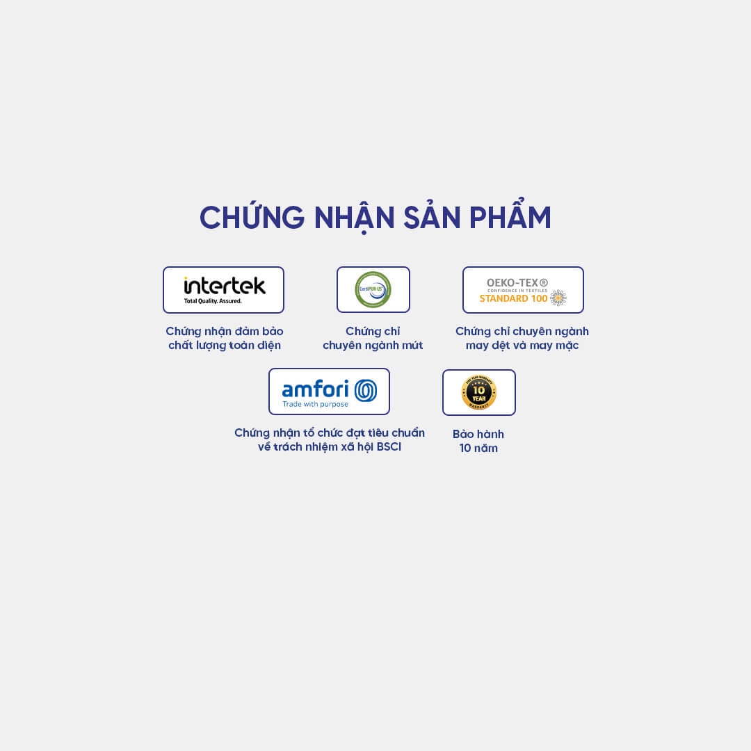 Nệm foam Amando LAmore cao cấp đàn hồi cao