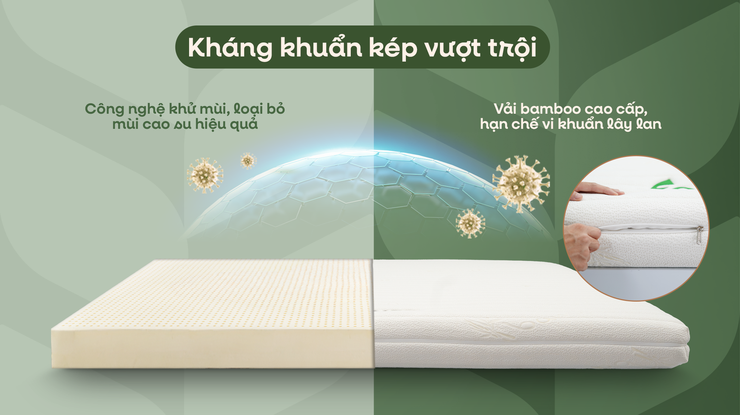 Kháng khuẩn kép Gummi 7Zones