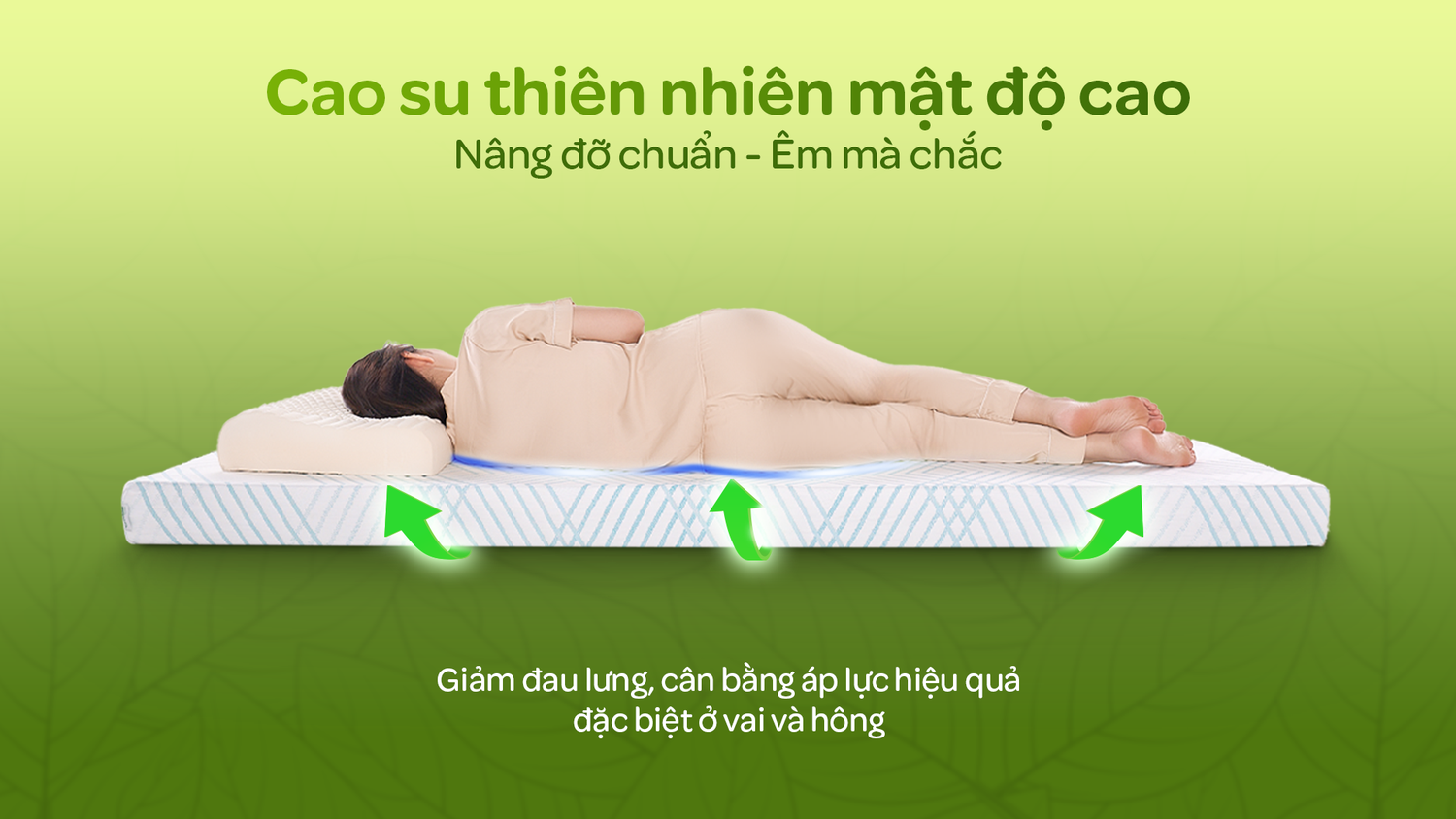 Nâng đỡ cơ thể chuẩn chỉnh – Êm mà vẫn chắc!