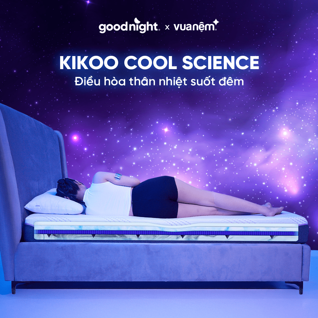 KIKOO Cool Science – Điều hòa thân nhiệt suốt 12h