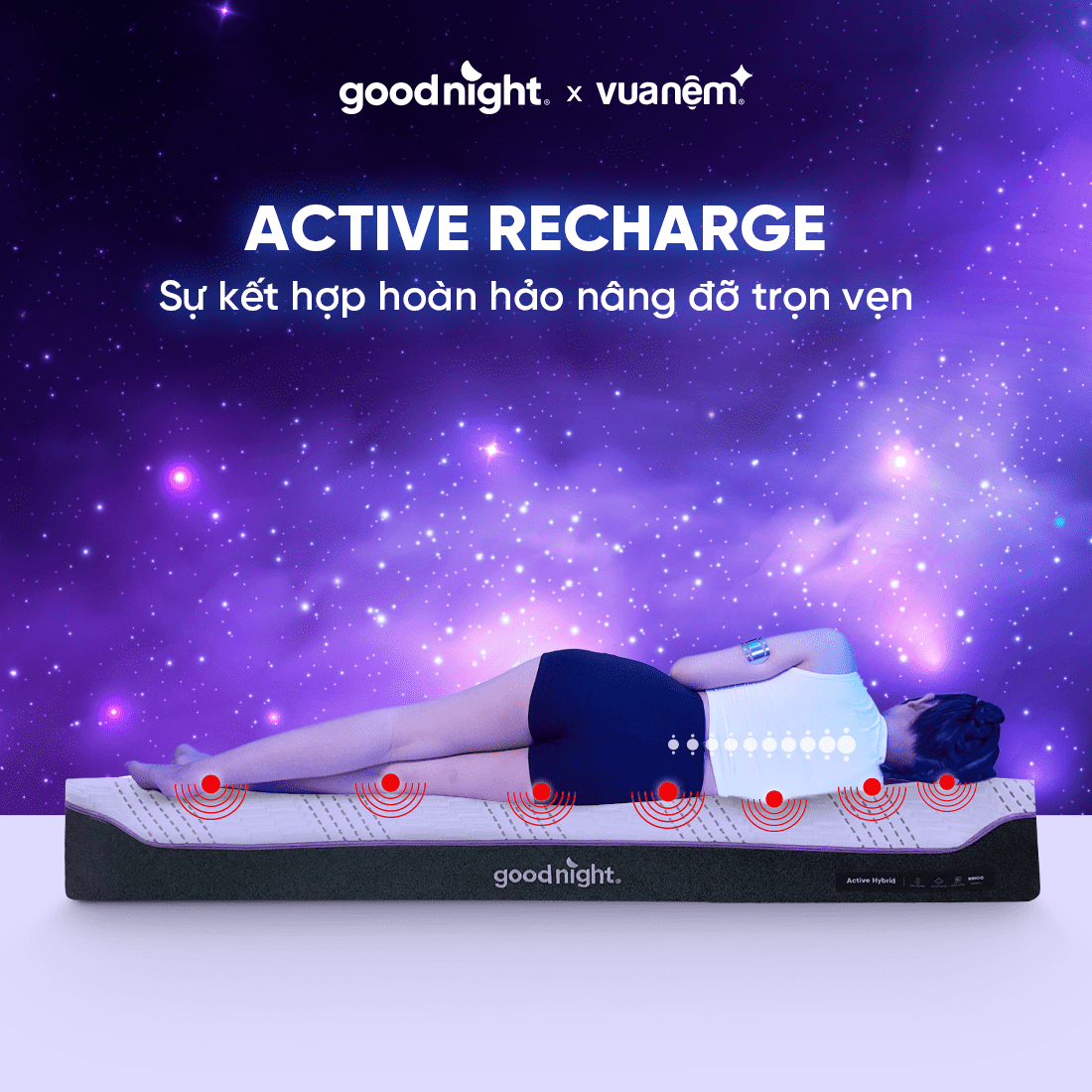 Công nghệ Active Recharge - Sự kết hợp hoàn hảo nâng đỡ trọn vẹn