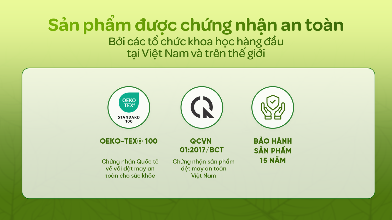 Cam kết rõ ràng - mua là yên tâm!