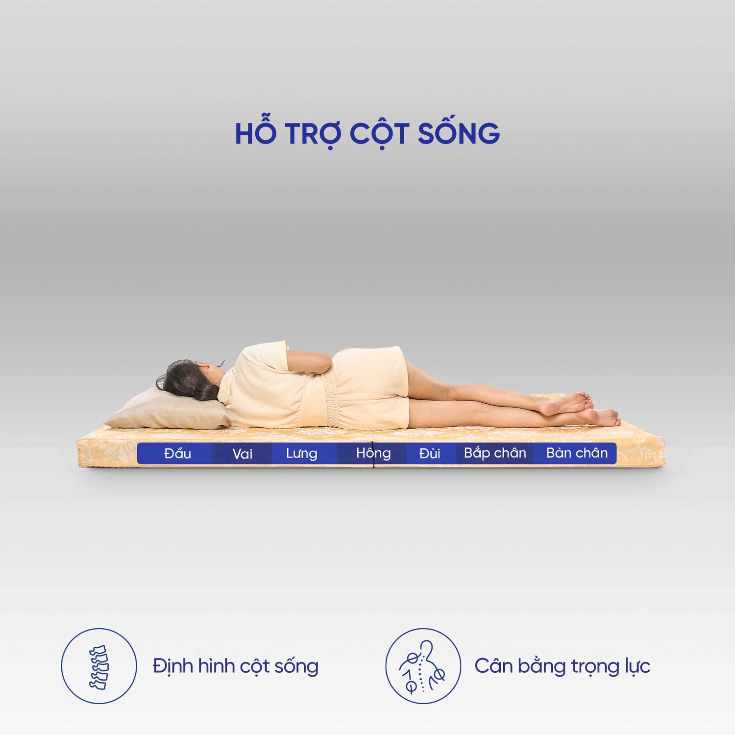 Nệm Bông ép Wonjun Pure Carbon 