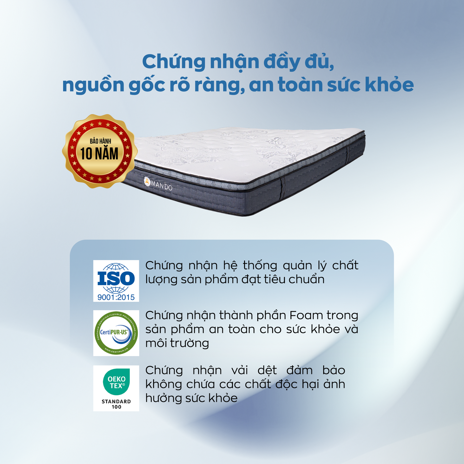 Cam kết rõ ràng - mua là yên tâm!