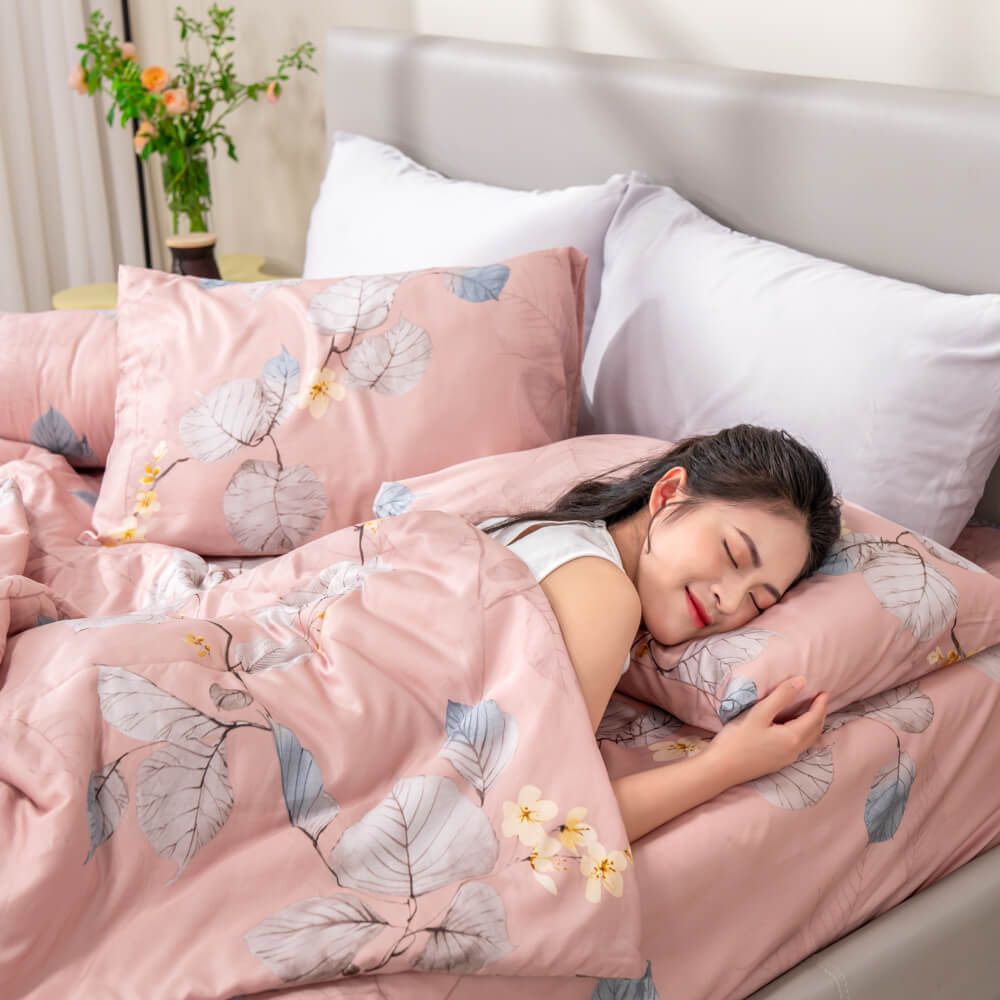 Bộ ga chun tencel Amando Celia 4 chi tiết