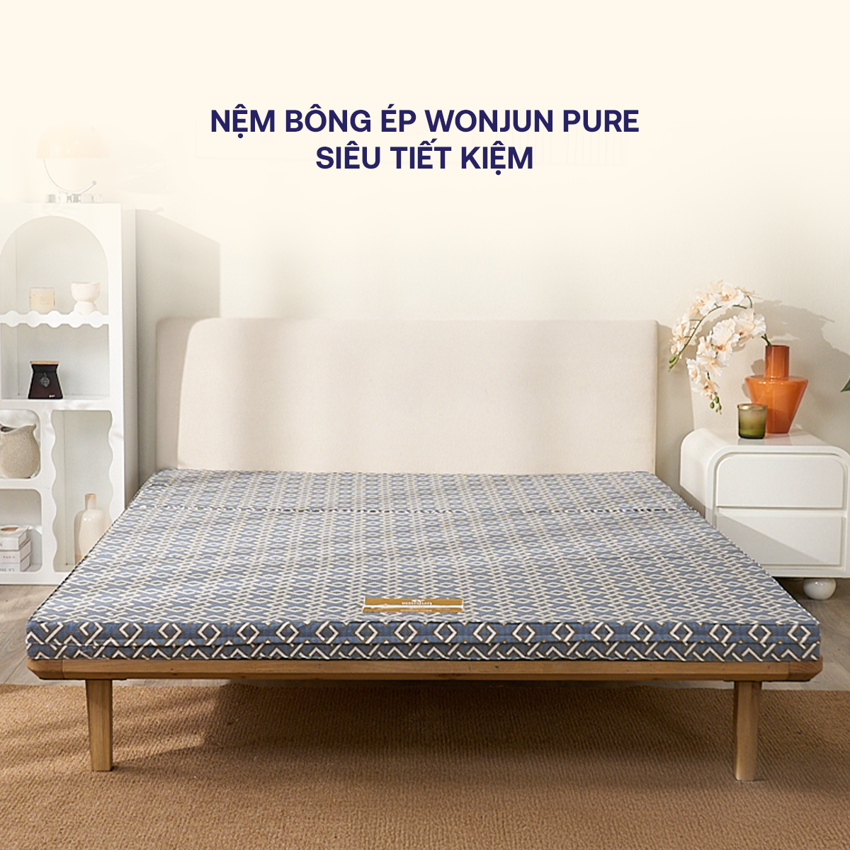 Nệm bông ép Wonjun Pure