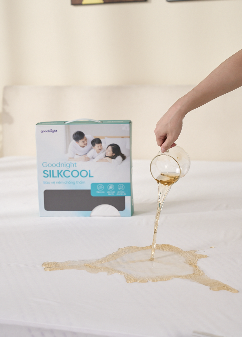 Cấu trúc hai lớp chống thấm TPU của Goodnight SilkCool