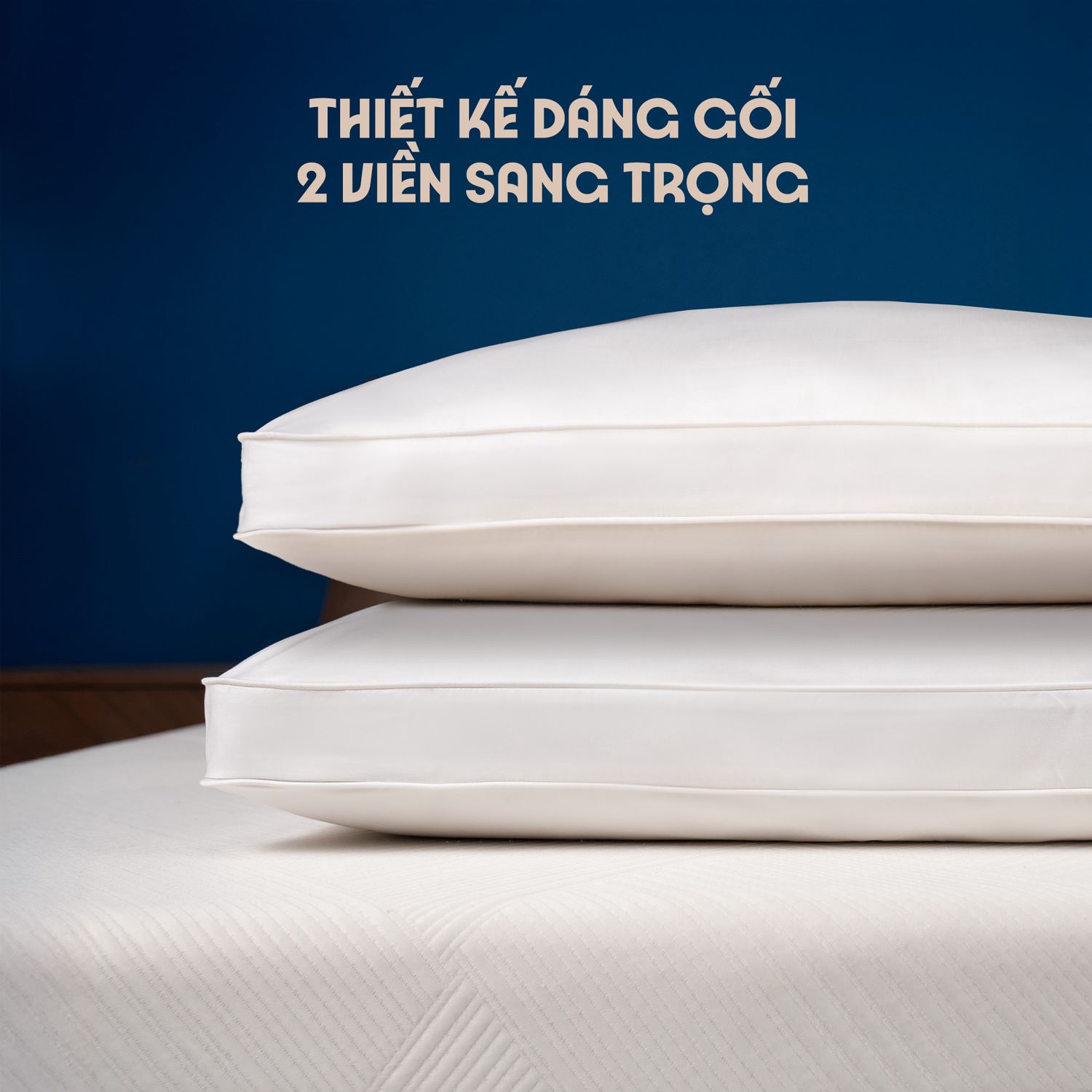 Thiết kế sang trọng của gối Kapok Premium
