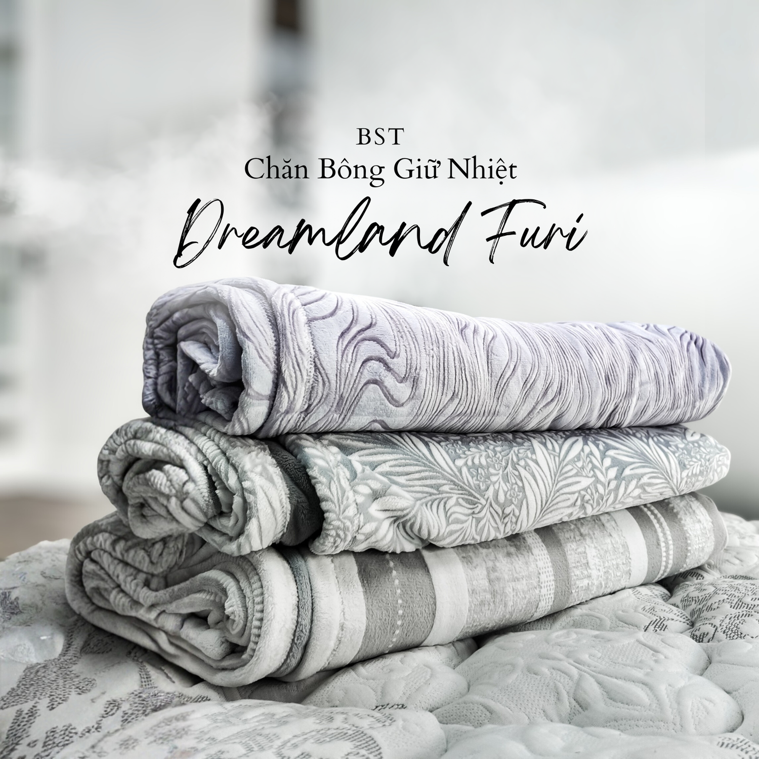Chăn đông Dreamland Furi chất liệu Microfiber mềm mại giữ ấm