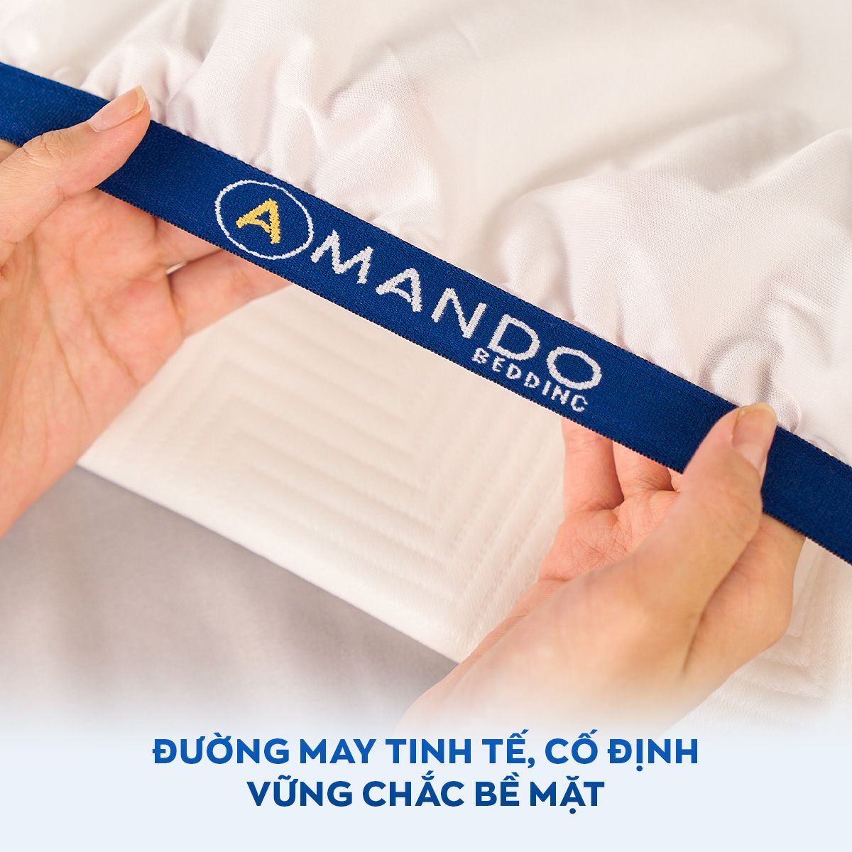 Đường may tinh xảo cao cấp trên Amando Cool Guard