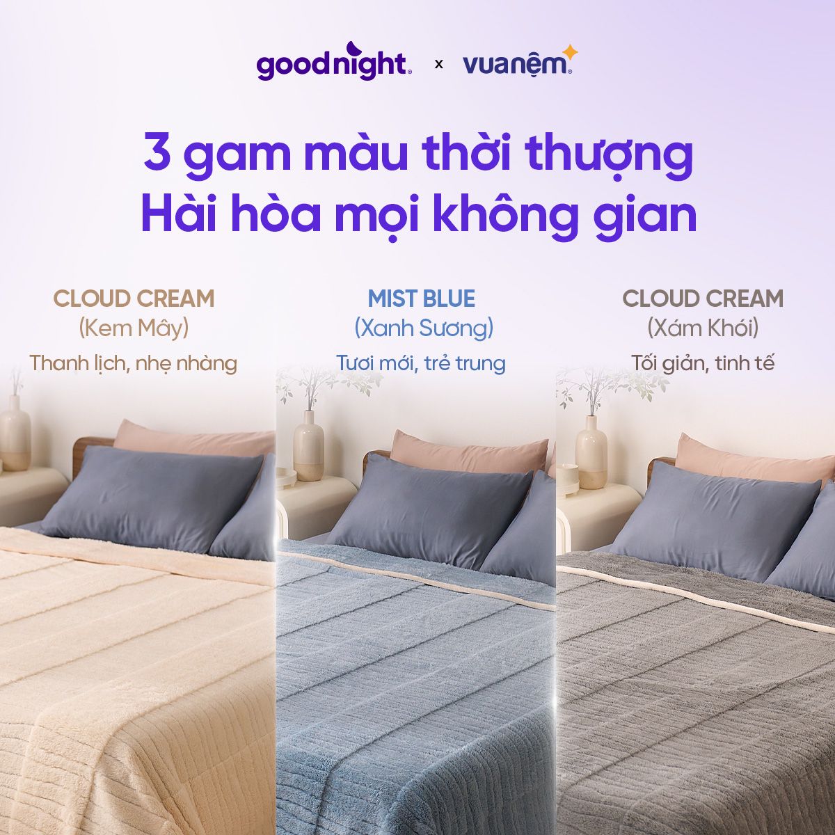 Ba gam màu Goodnight Sherpa