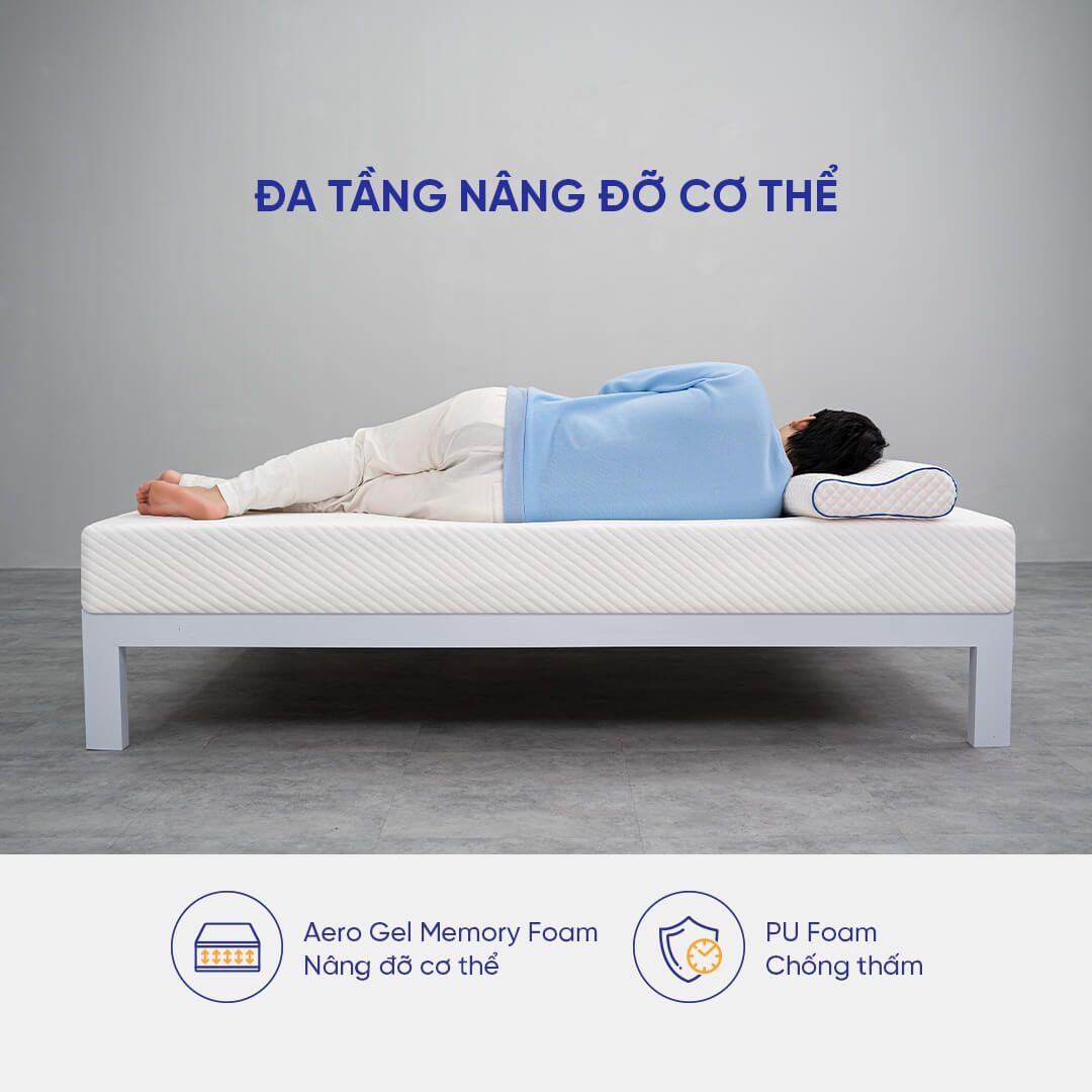 Nệm foam Amando LAmore cao cấp đàn hồi cao