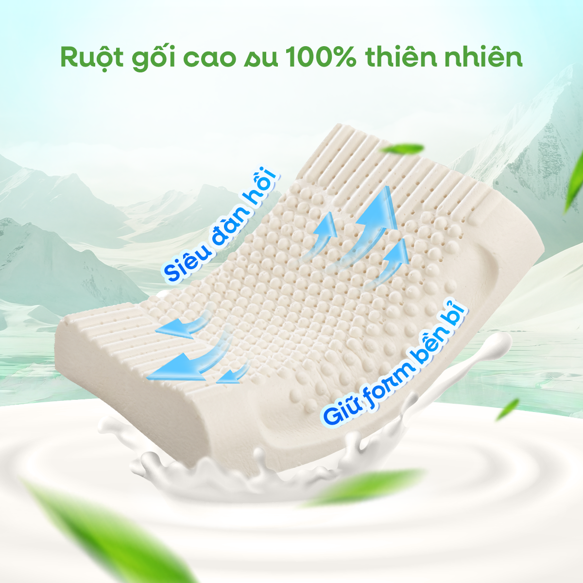 Cao su thiên nhiên 100%