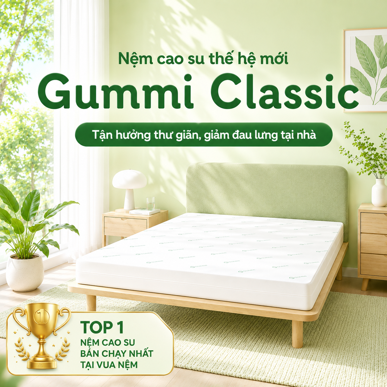 Nệm cao su Gummi Classic