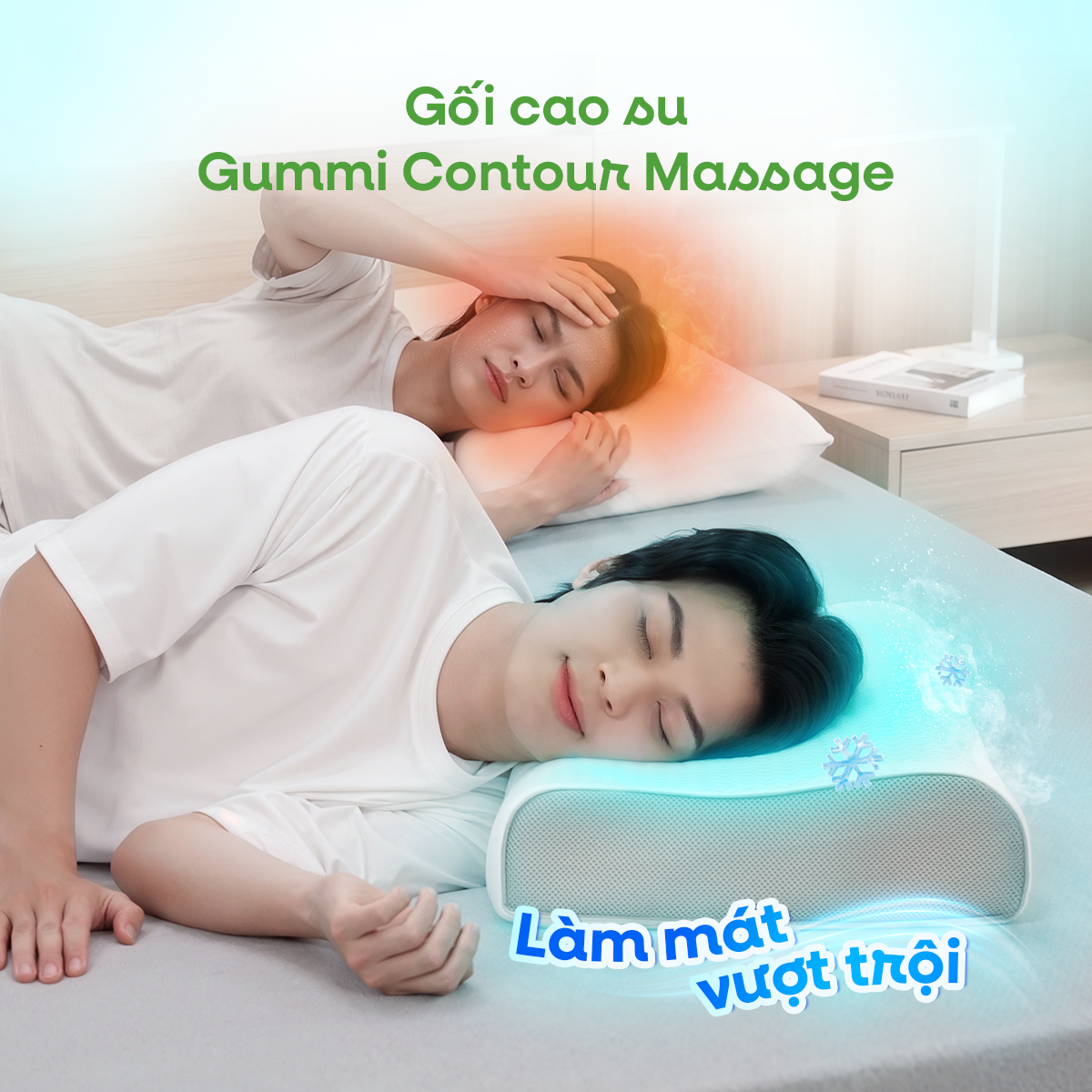 Gối Gummi Contour Massage