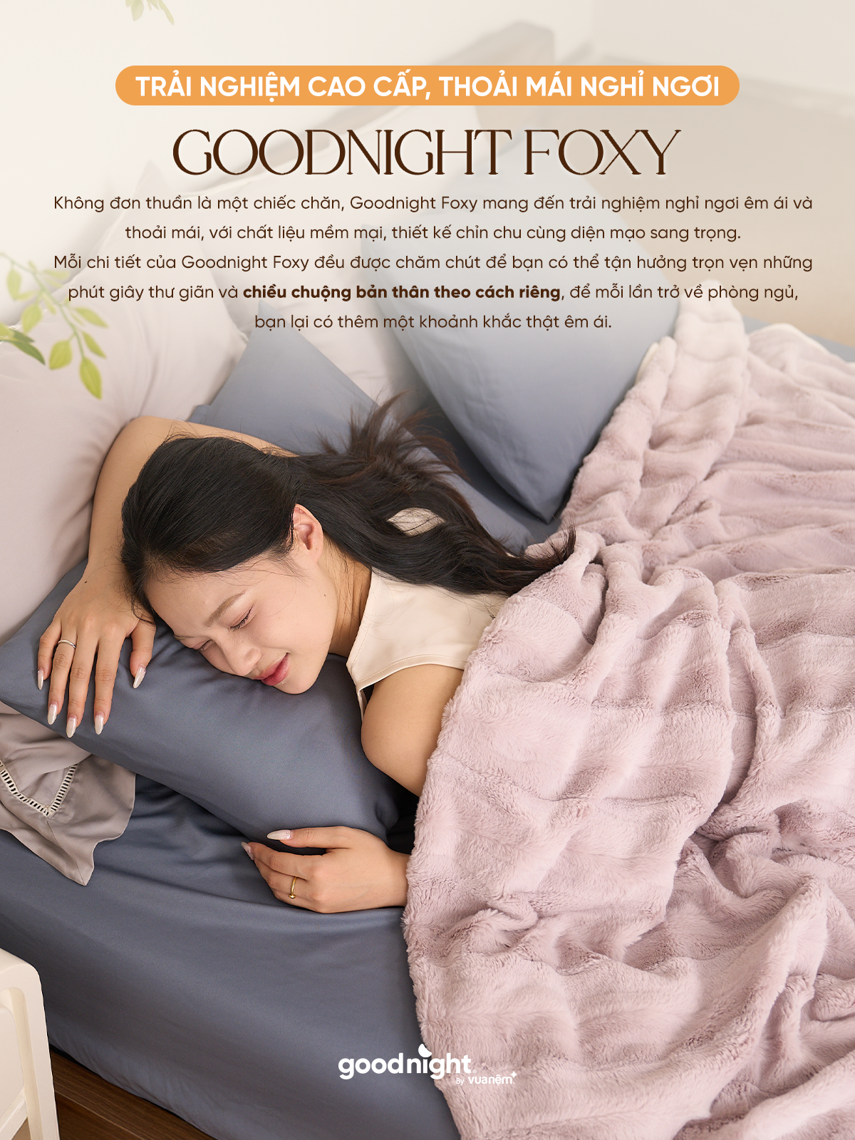 Chăn Goodnight Foxy