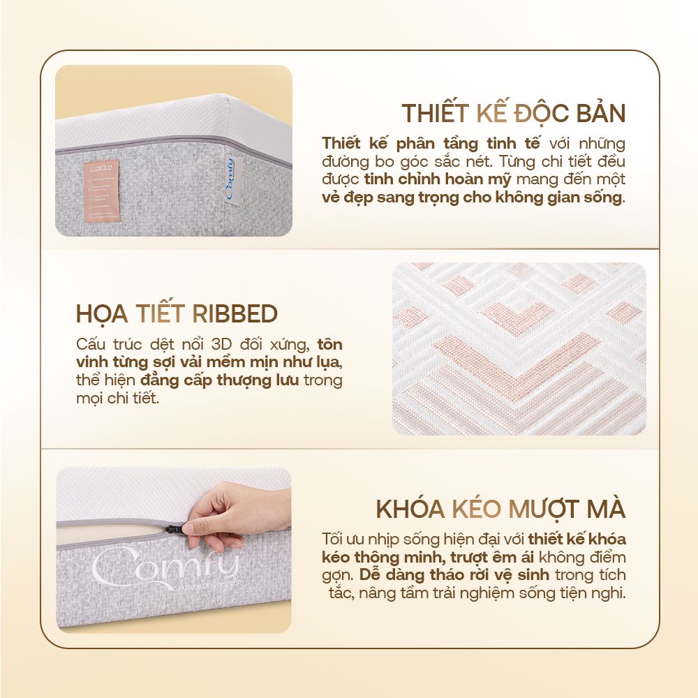 Hình ảnh giới thiệu nệm foam Comfy Lux 3.0 - 11
