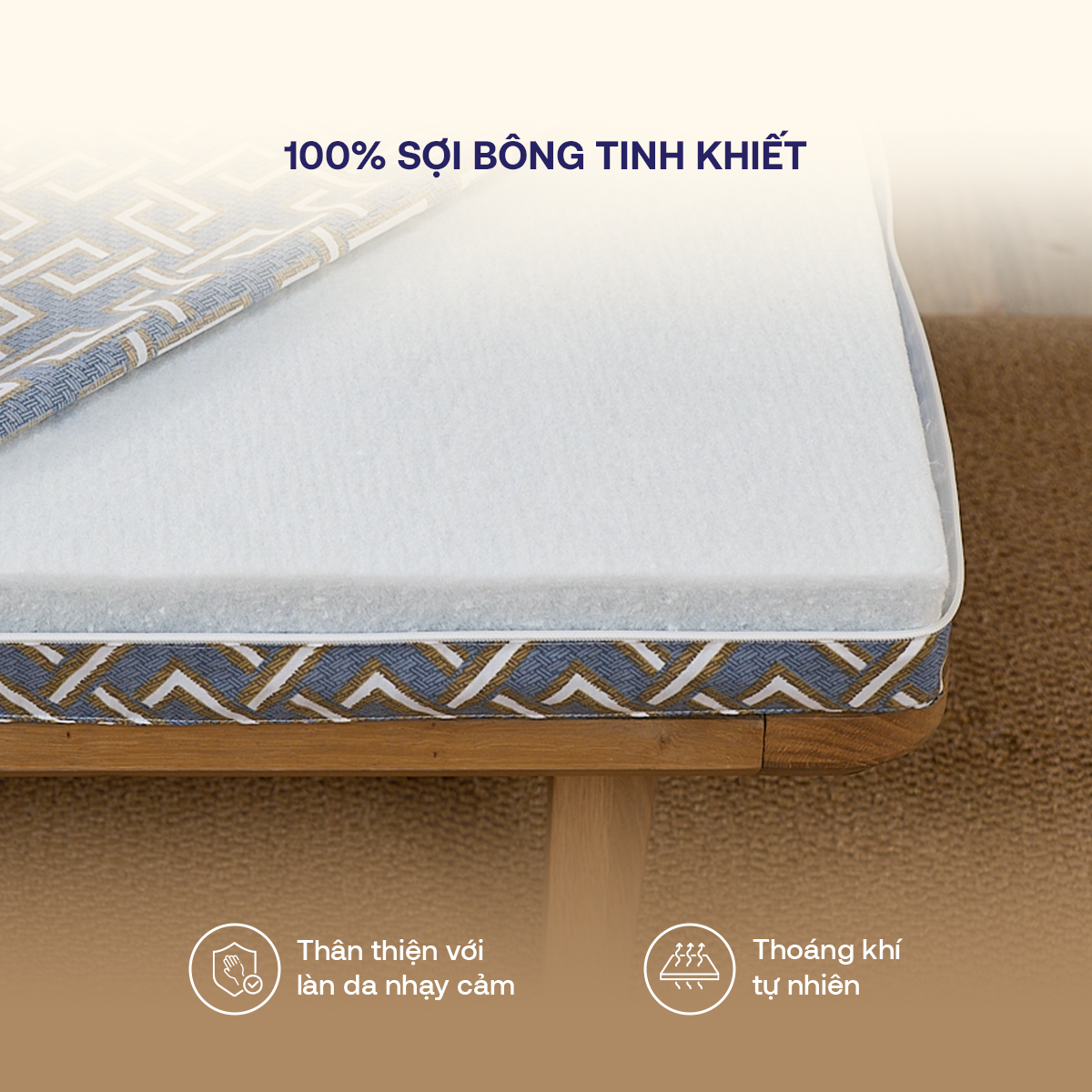 Kết cấu bông ép D50