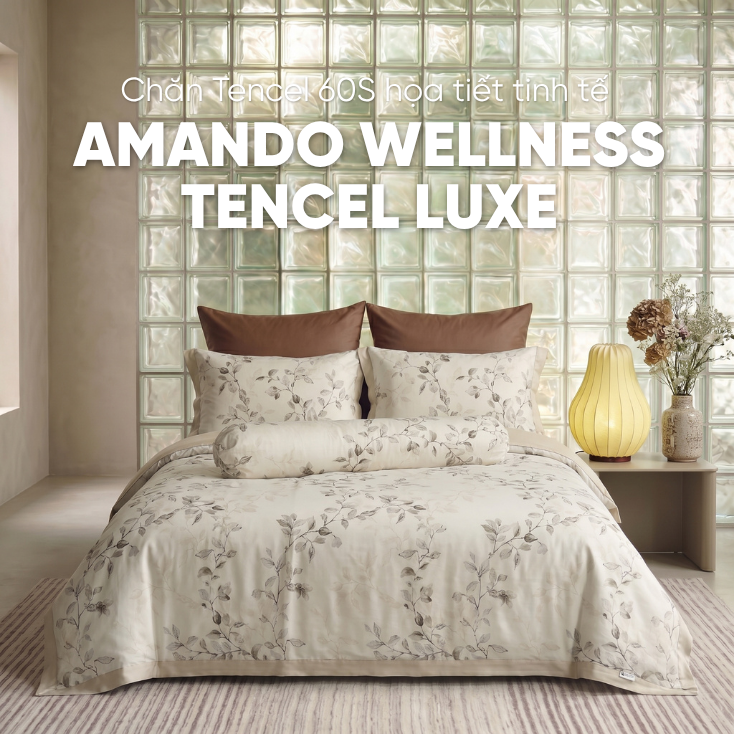 Vỏ chăn chần Amando Wellness Tencel Luxe