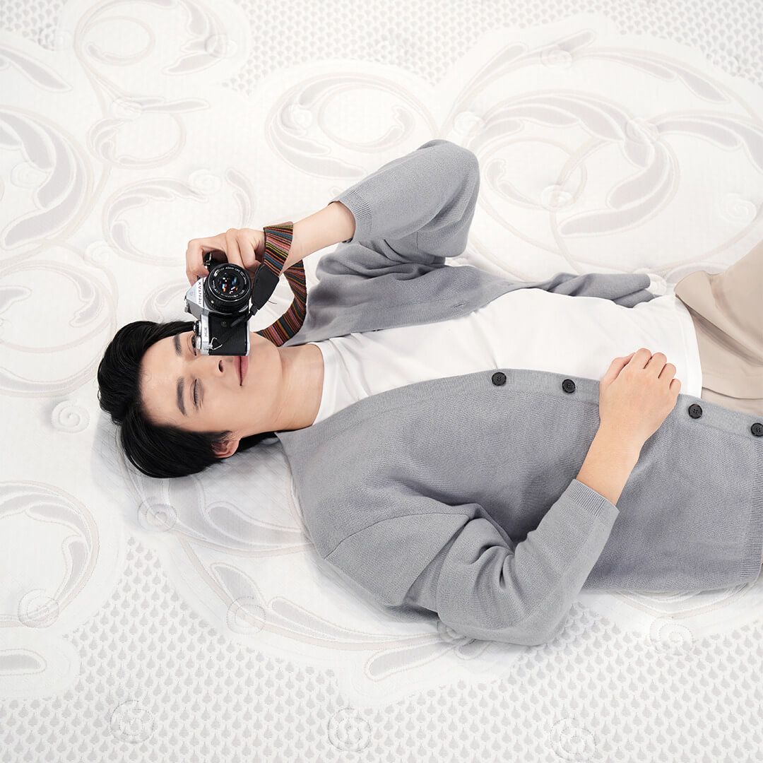 Nệm lò xo Dunlopillo Cambridge Luxe êm ái, nâng đỡ 5 vùng cơ thể, cách ly chuyển động