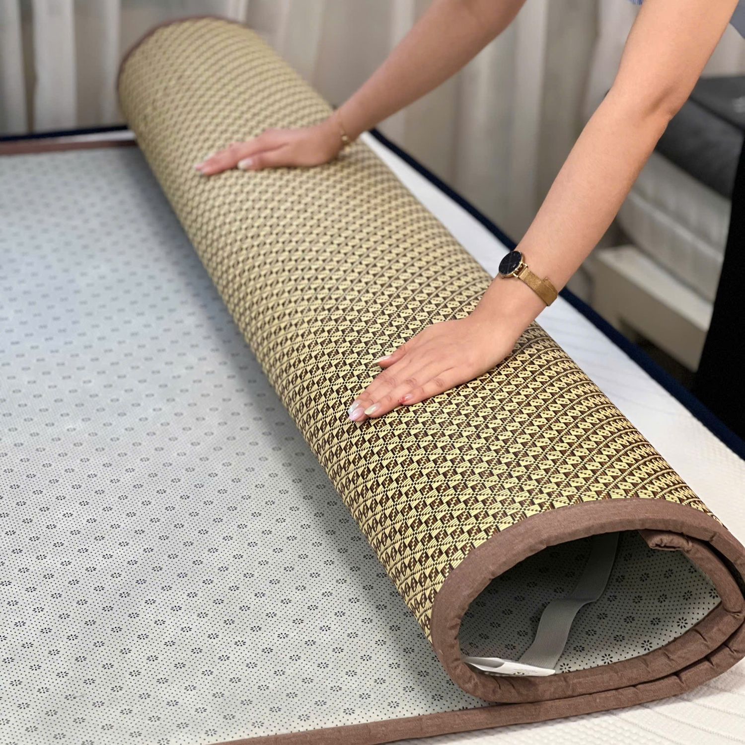 Chiếu mây điều hòa Amando Cool Mat chống xê dịch