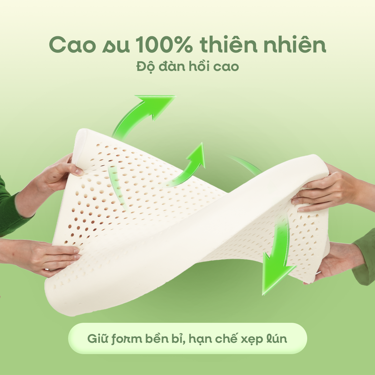 Cao su thiên nhiên đàn hồi tốt