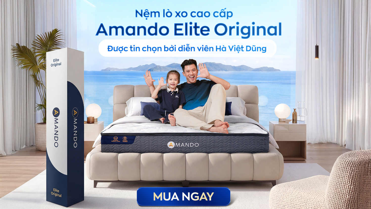 Nệm lò xo Amando Elite Original 1