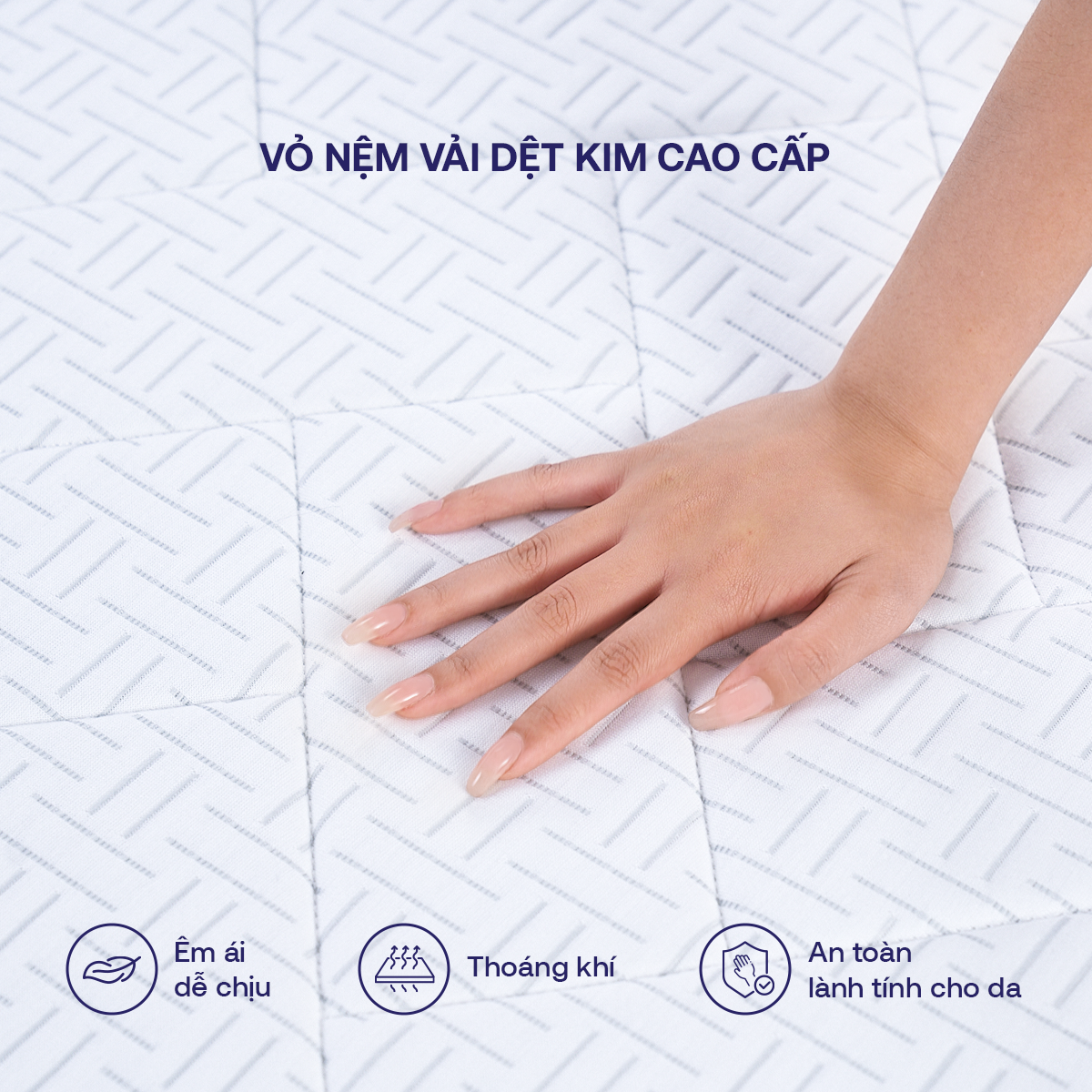 Vỏ nệm vải dệt kim cao cấp