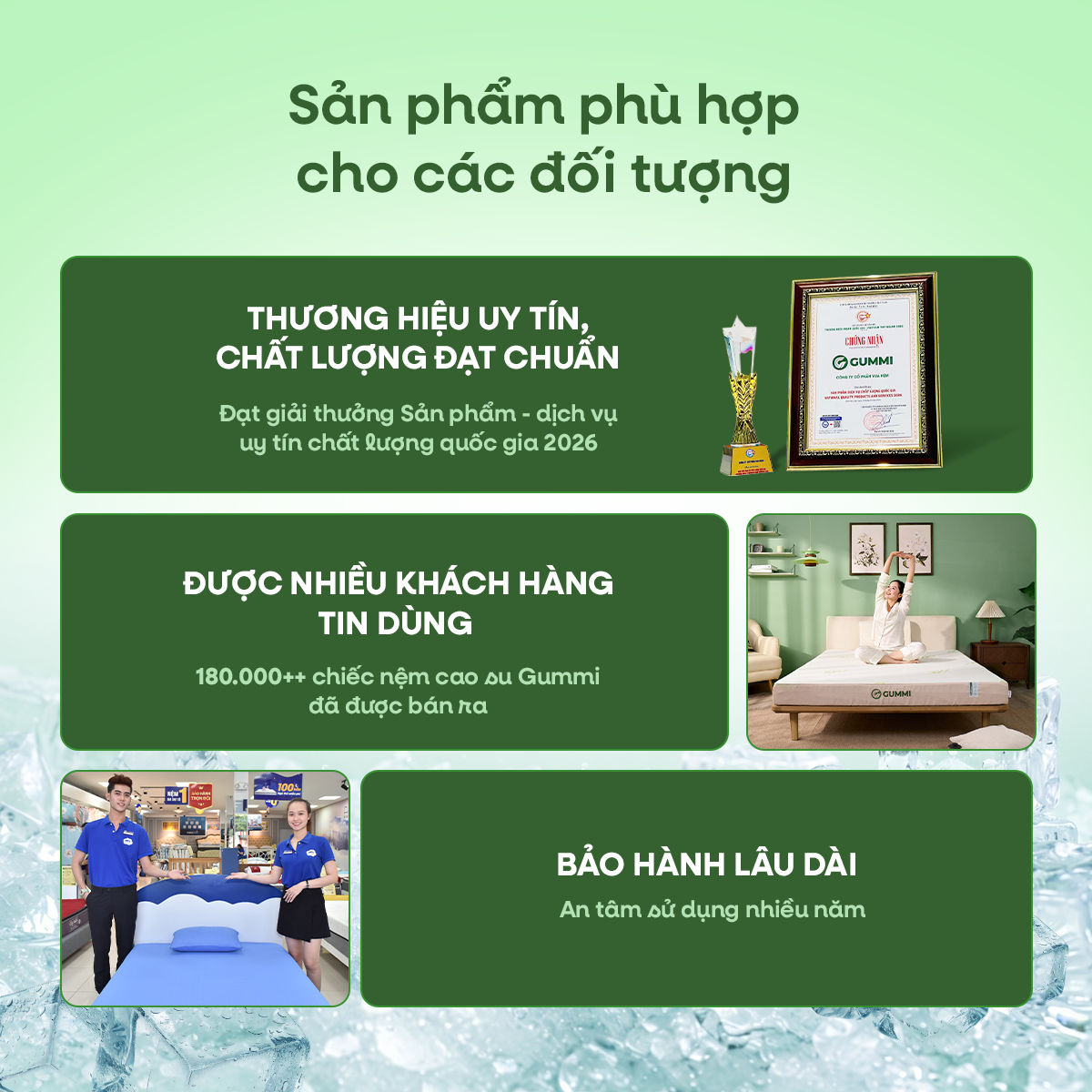 Thương hiệu Gummi ngủ xanh