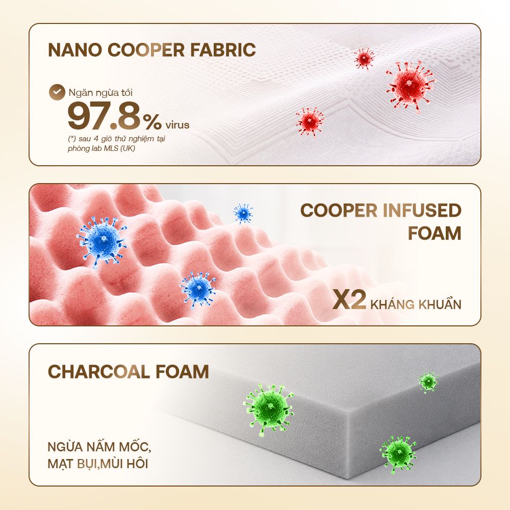 Hình ảnh giới thiệu nệm foam Comfy Lux 3.0 - 6