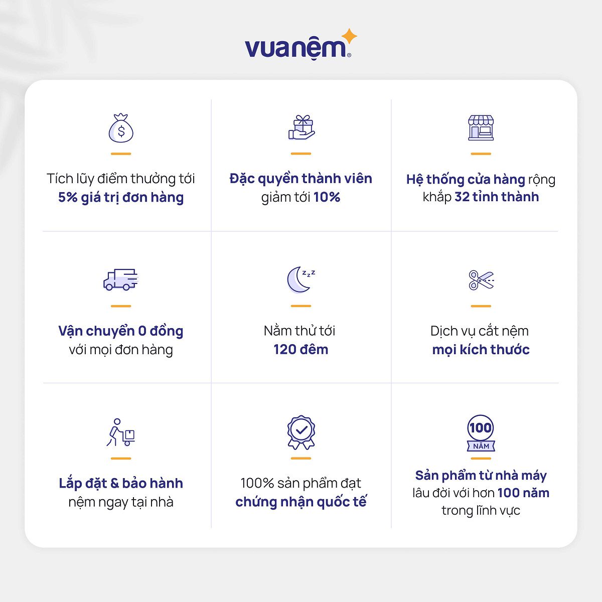 Lý do nên chọn vua nệm