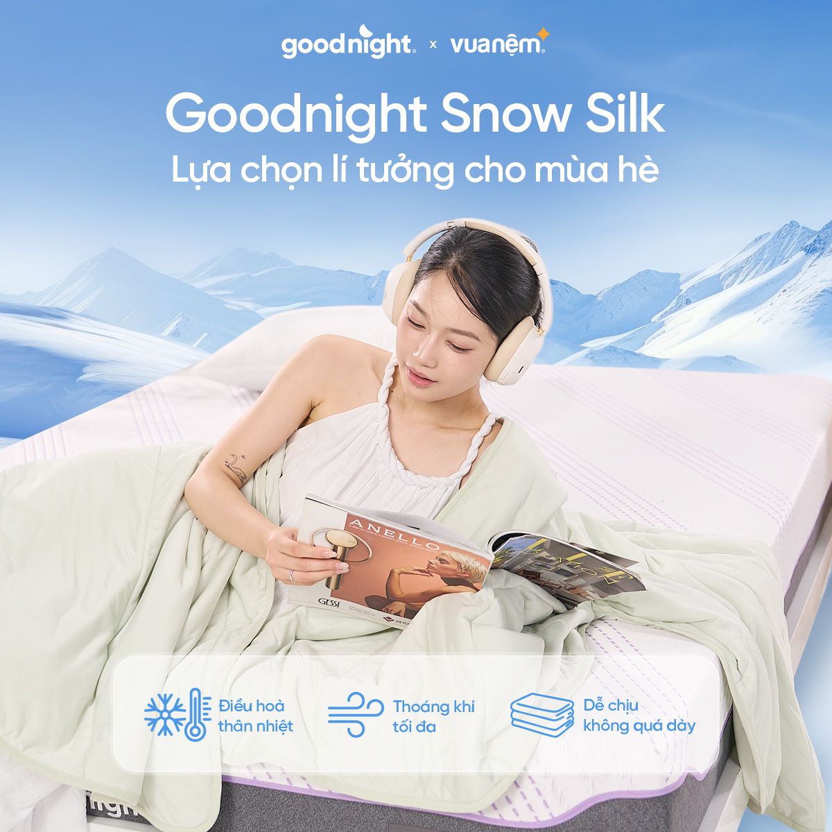 Goodnight Snow Silk Image 8