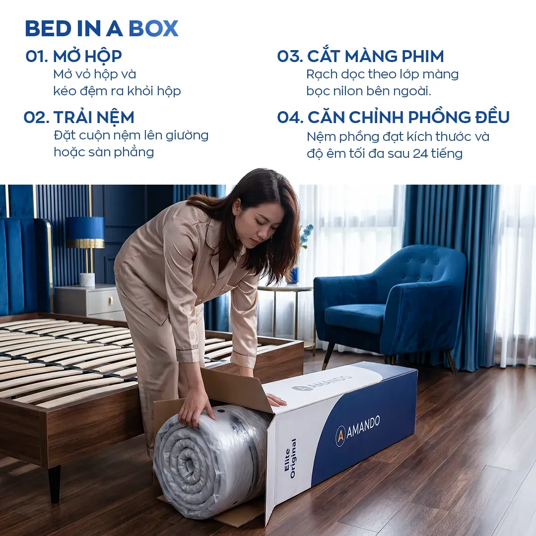 Nệm lò xo Amando Elite Original 5