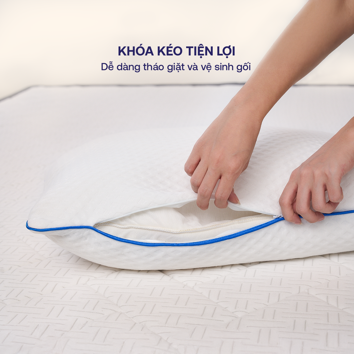 Khóa kéo gối iComfy Fit