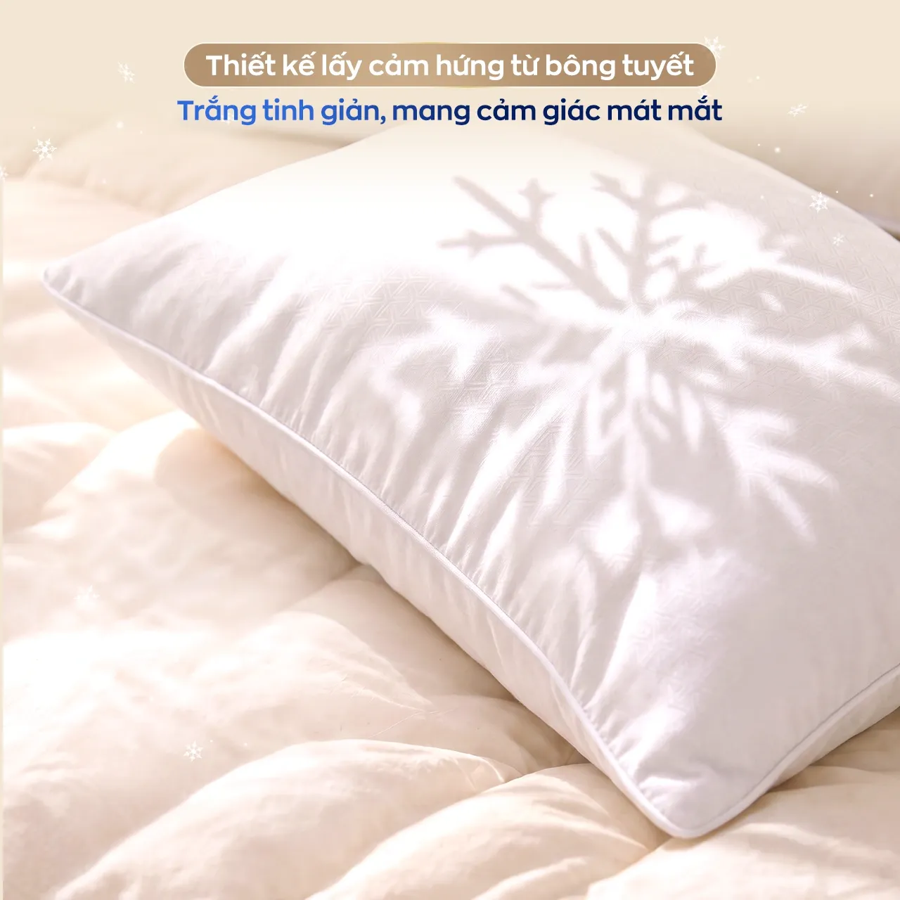 Ruột gối Microfiber 1.2D siêu mảnh Amando Soft Basic