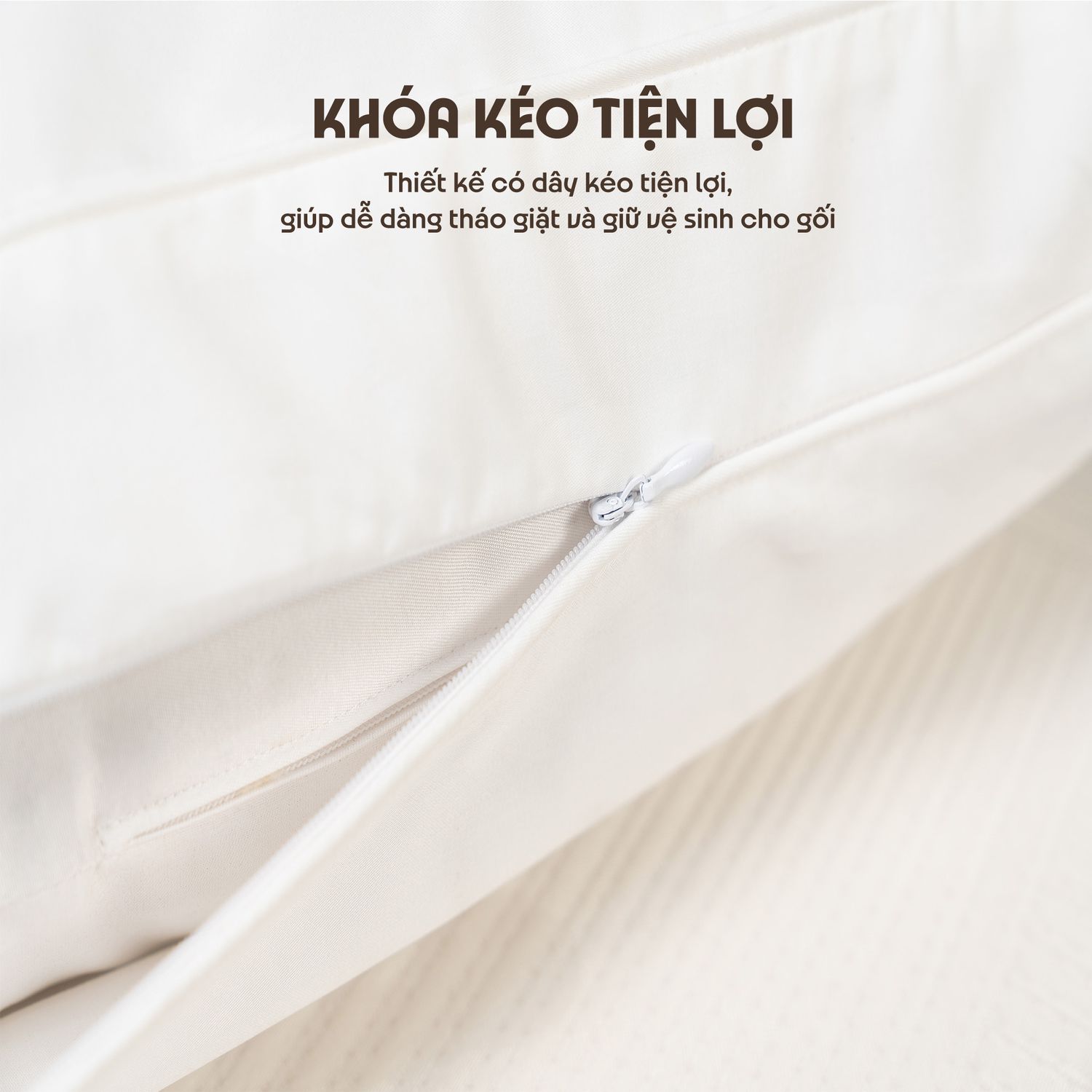 Khóa kéo tiện lợi