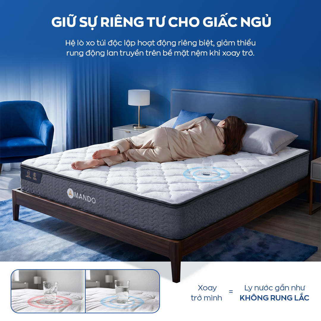 Nệm lò xo Amando Elite Original 3