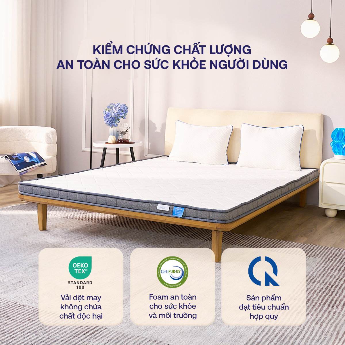 Chứng nhận chất lượng iComfy Basic