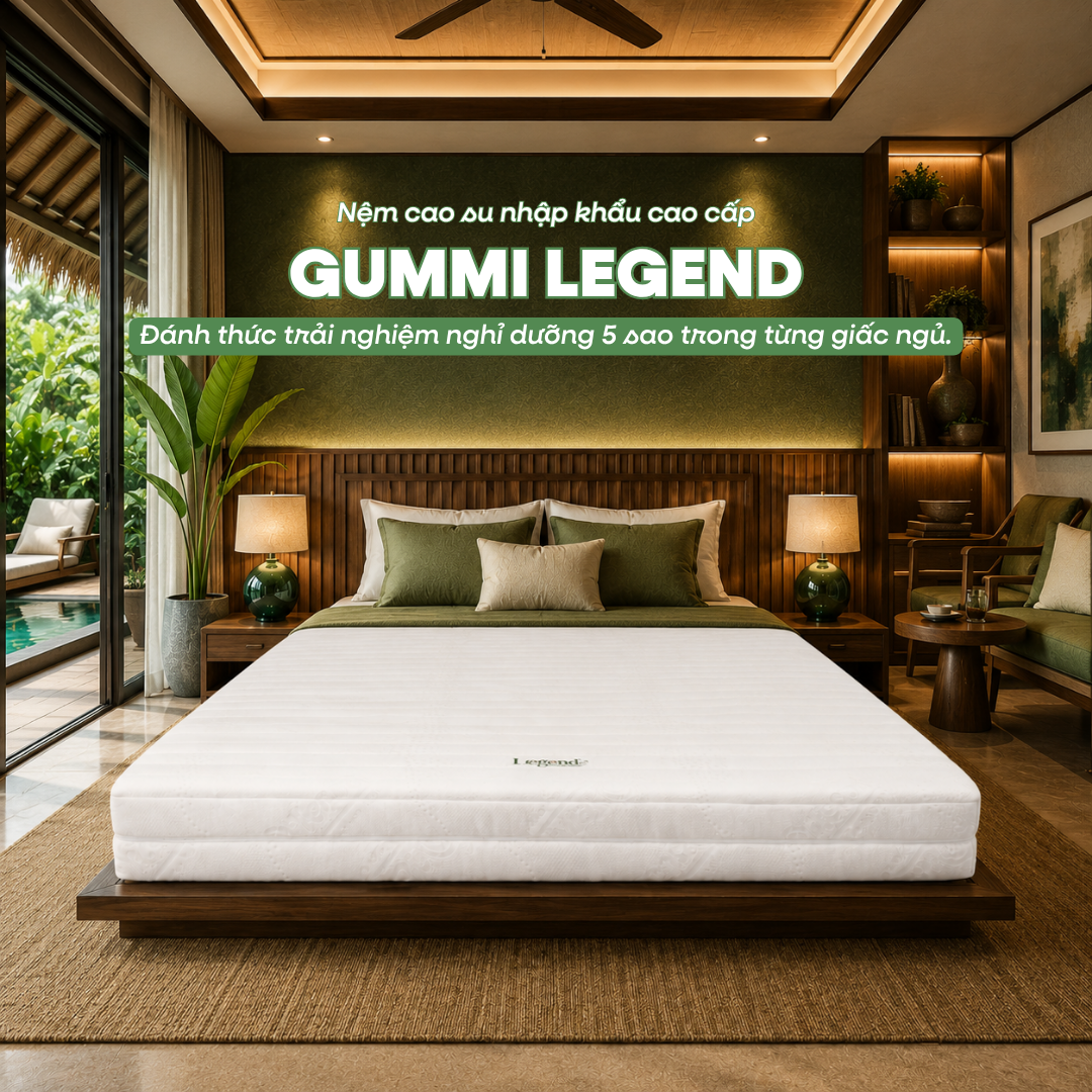 Nệm cao su Gummi Legend