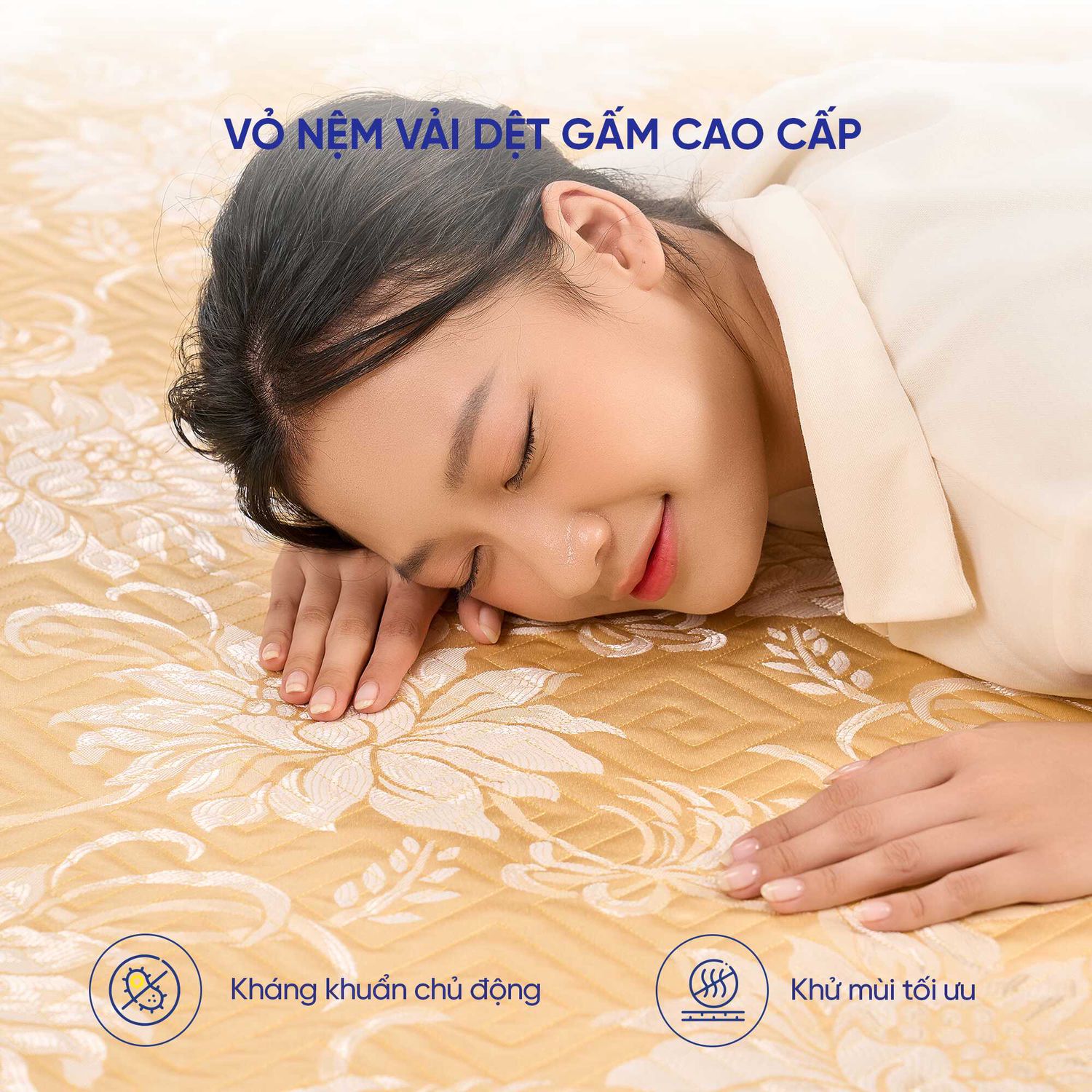 Nệm Bông ép Wonjun Pure Carbon 