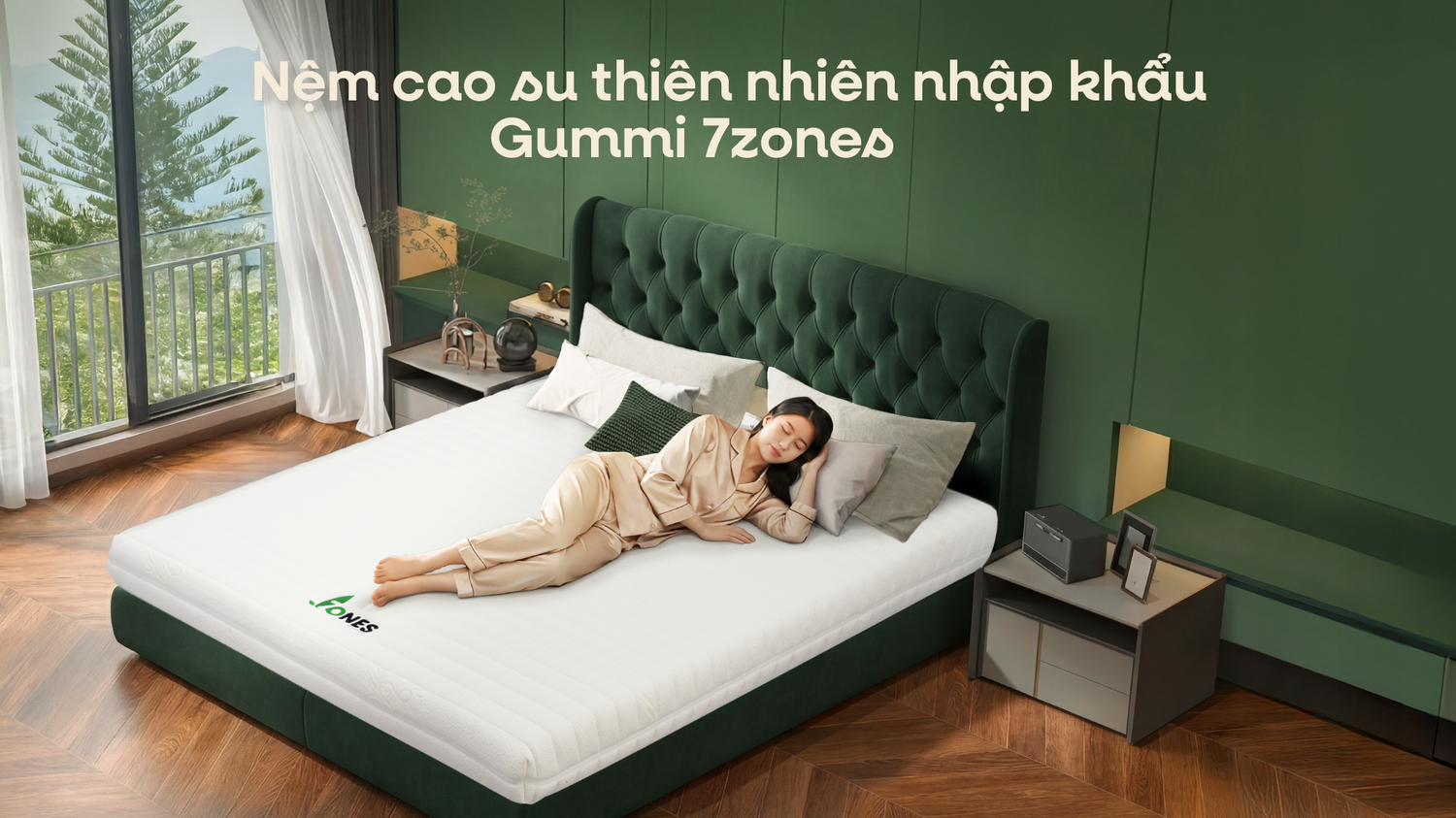 Nệm cao su thiên nhiên Gummi 7Zones