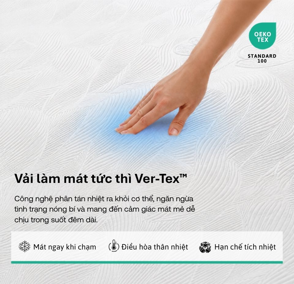 Nệm foam Bedgear S3 Sport 5