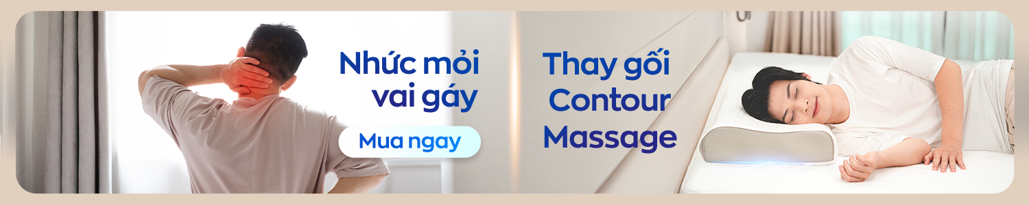 Gối giảm đau vai gáy