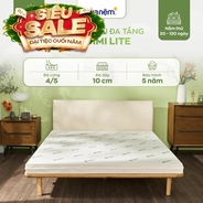 Nệm cao su đa tầng Gummi Lite giá tốt dày 10cm