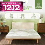 Nệm cao su đa tầng Gummi Lite giá tốt dày 10cm