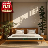 Nệm cao su thiên nhiên Gummi Premium detox giấc ngủ dày 10cm