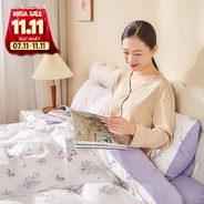 Bộ ga chun vỏ chăn Goodnight Bamboo mềm mại, điều hòa thân nhiệt