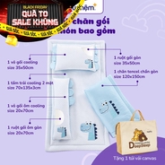 Bộ tấm trải trẻ em đi học Goodnight Deepsleep Khủng Long TC001