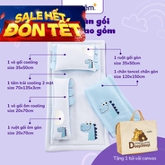 Bộ tấm trải trẻ em đi học Goodnight Deepsleep Khủng Long TC001